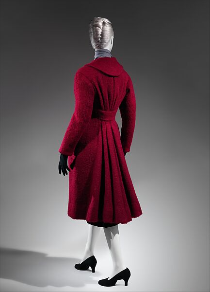 Coat, Charles James (American, born Great Britain, 1906–1978), wool, American