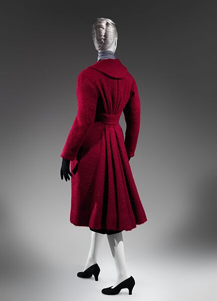 Coat, Charles James (American, born Great Britain, 1906–1978), wool, American