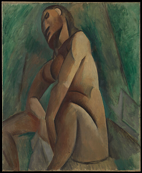 Seated Female Nude, Pablo Picasso  Spanish, Oil on canvas