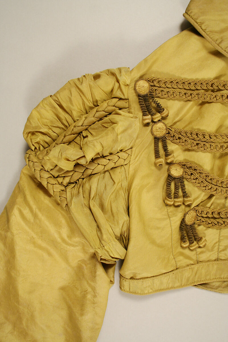 Spencer, silk, British