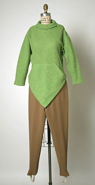 Ski ensemble, House of Balenciaga (French, founded 1937), wool, synthetic fiber, French