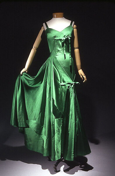 Evening dress, Gilbert Adrian (American, Naugatuck, Connecticut 1903–1959 Hollywood, California), silk, American 