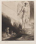 Lucifer Abandons Cain to his Fate, from Eight Etchings on Byron's Cain
