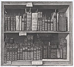 Livres Anciens, from "Erik Desmazières: Etchings, 1991–2001" (vol. 3), Erik Desmazières (French, born 1948), Etching and limited edition catalogue raisonné