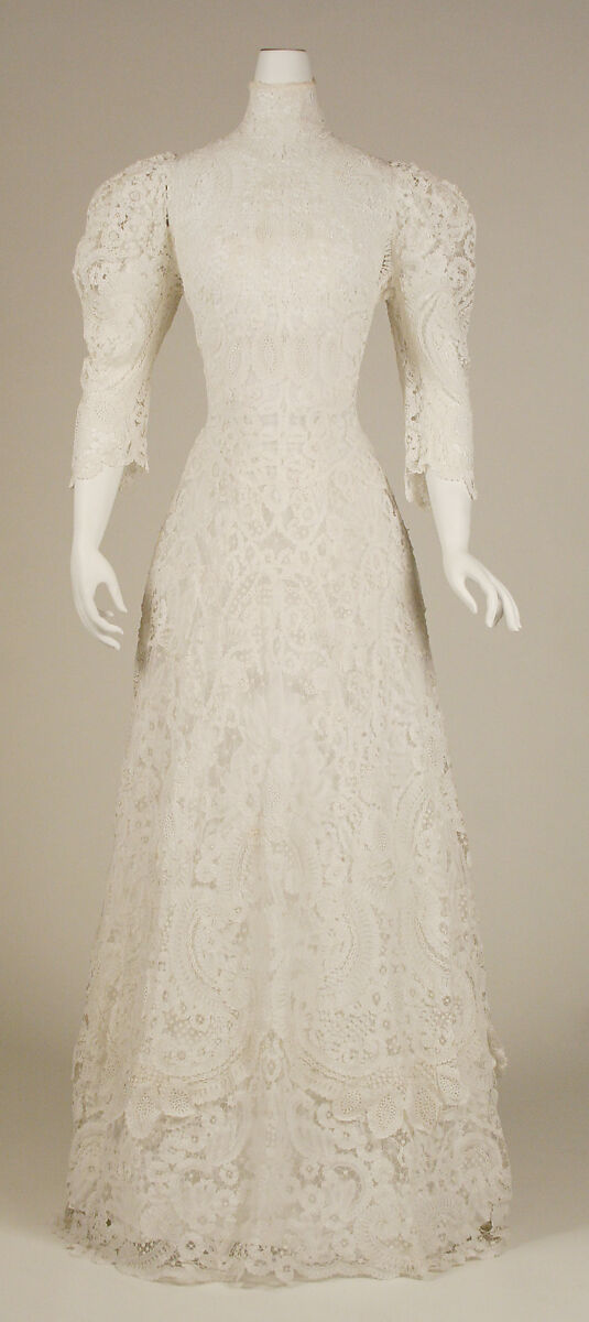 Afternoon dress, cotton, American