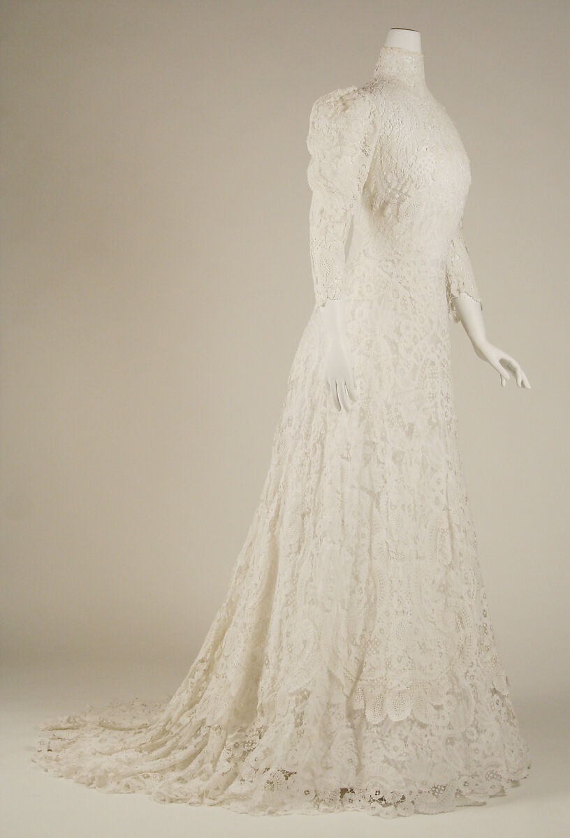 Afternoon dress, cotton, American