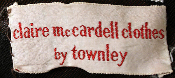 Two-piece bathing suit, Claire McCardell (American, 1905–1958), silk, American