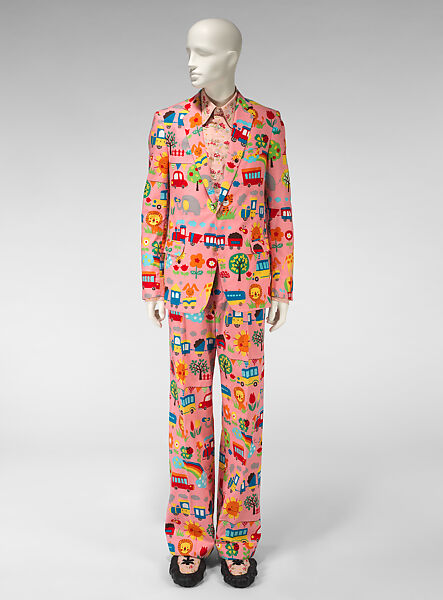 Ensemble, Walter Van Beirendonck (Belgian, born 1957), (a) cotton, (b) cotton, (c) cotton, (d, e) cotton, rubber, Belgian 