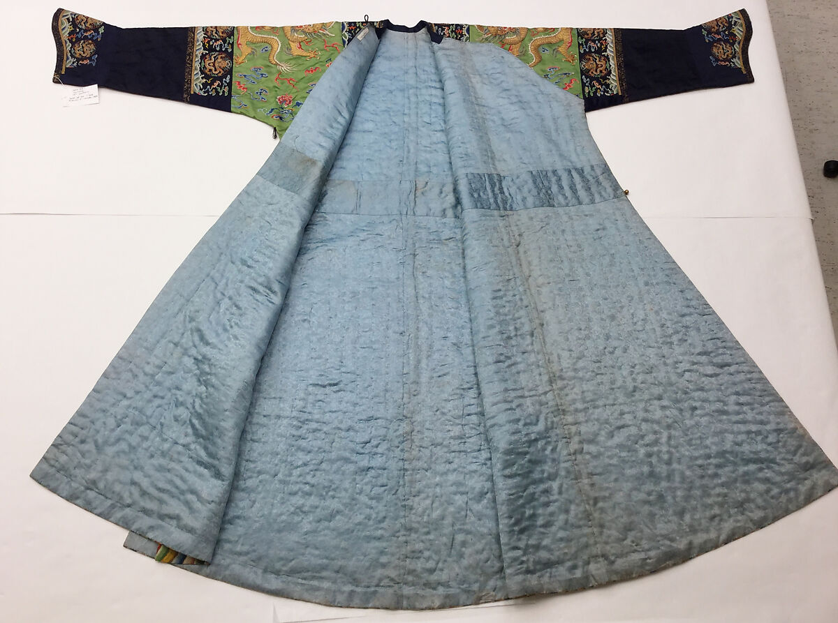 Robe, Silk, metallic thread, China