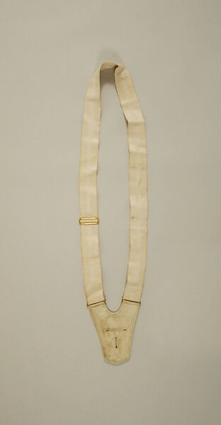 Uniform, wool, metallic thread, brass, steel, silk, feathers, leather, British