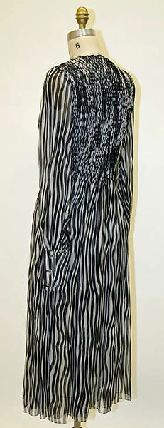 Cocktail dress, James Galanos (American, Philadelphia, Pennsylvania, 1924–2016 West Hollywood, California), silk, American