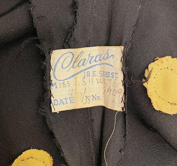 Dress, silk, American