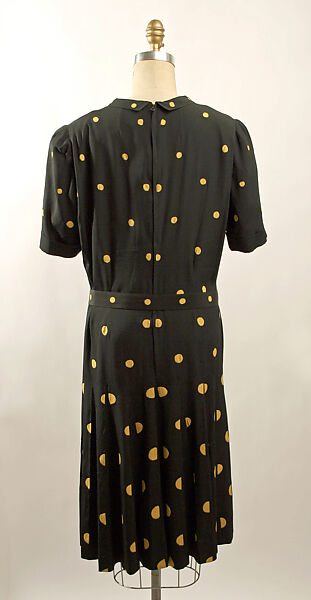Dress, silk, American