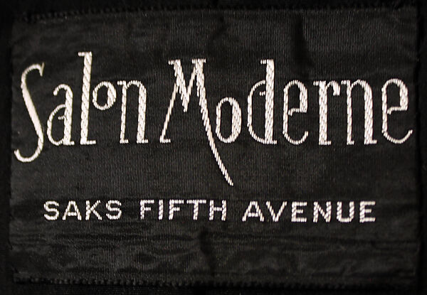 Evening ensemble, Elsa Schiaparelli (Italian, 1890–1973), wool, silk, rayon, metallic thread, glass, plastic, French