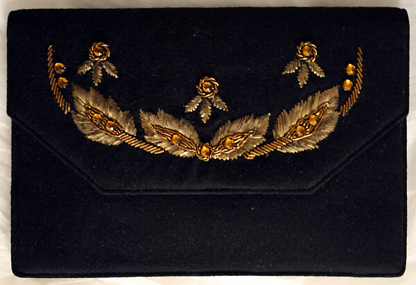 Evening ensemble, Elsa Schiaparelli (Italian, 1890–1973), wool, silk, rayon, metallic thread, glass, plastic, French