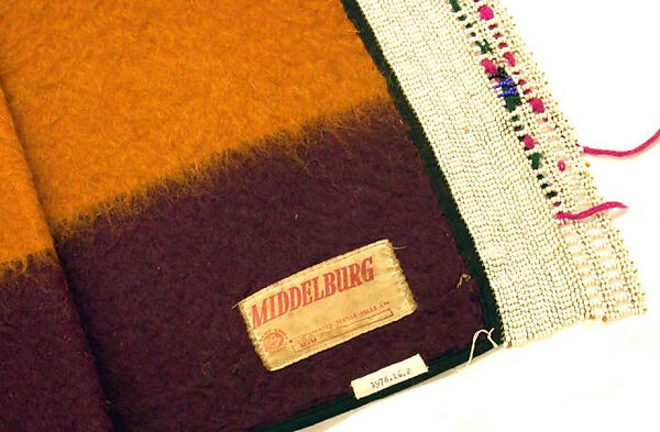 Woman's Cape, Wool, glass beads, brass bells, Ndebele peoples