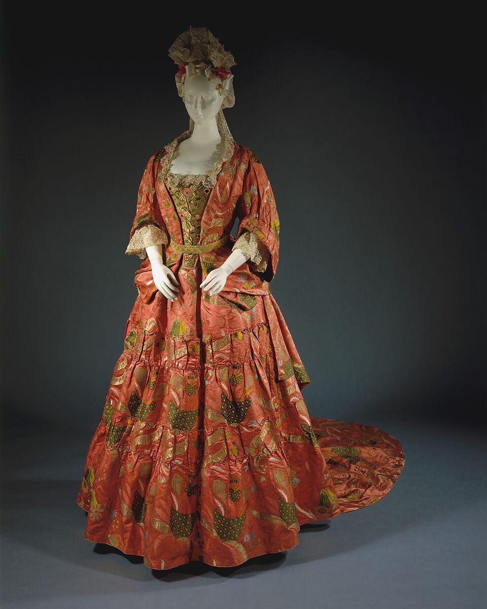 Mantua, silk, metal, British