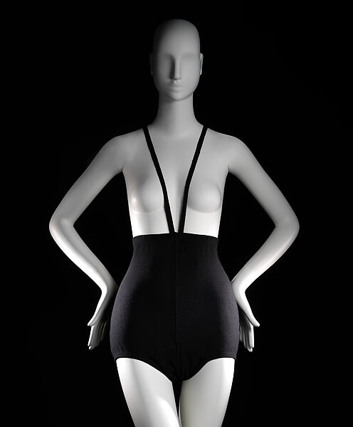 Bathing suit, Rudi Gernreich (American (born Austria), Vienna 1922–1985 Los Angeles, California), wool, elastic, American