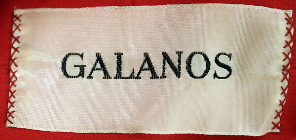 Evening dress, James Galanos (American, Philadelphia, Pennsylvania, 1924–2016 West Hollywood, California), silk, synthetic pearl, plastic, American