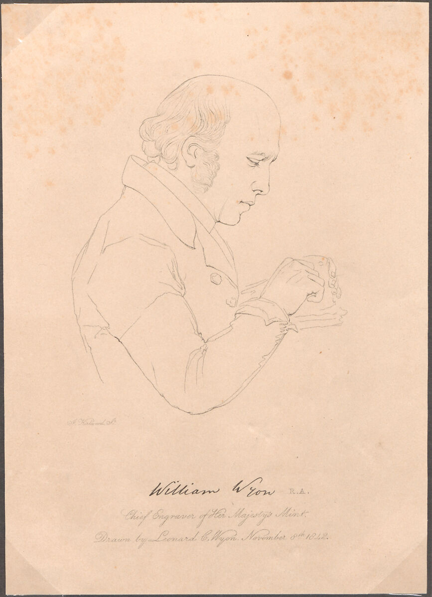 William Wyon, R.A., chief engraver of Her Majesty's Mint, Leonard Charles Wyon (British, London 1826–1891 London) 