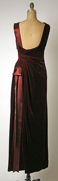 Evening dress, House of Balmain (French, founded 1945), silk, French
