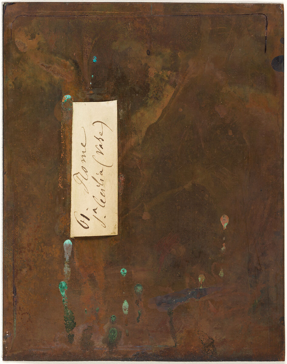 Vase, Santa Cecilia in Trastevere, Rome (61. Rome Sa. Cecilia (vase)), Joseph-Philibert Girault de Prangey (French, 1804–1892), Daguerreotype