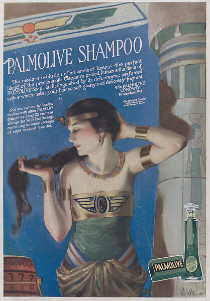 Advertisement for Palmolive Shampoo: "The modern evolution of ancient luxury", Neysa McMein (American, Quincy, Illinois 1890–1949 New York), Commercial color process 