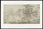 Baoshi Hill in the Ancient Style, No. 1, Yan Shanchun (Chinese, born 1957), Album of sixteen copperplate etchings, China