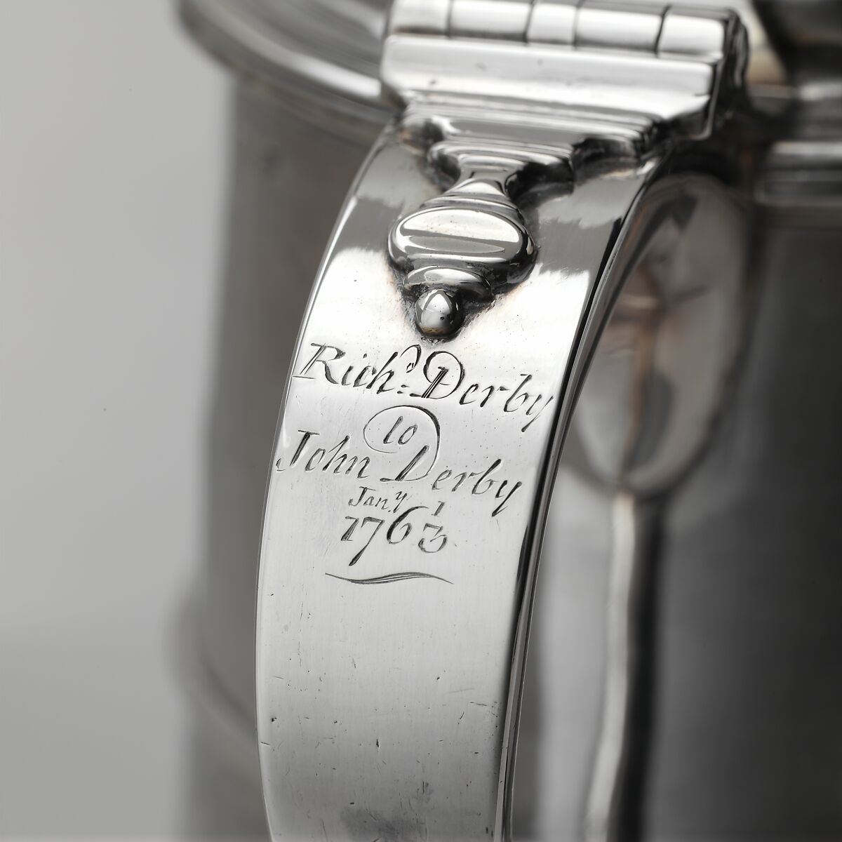 Tankard, Benjamin Burt (American, Boston, Massachusetts 1729–1805 Boston, Massachusetts), Silver, American