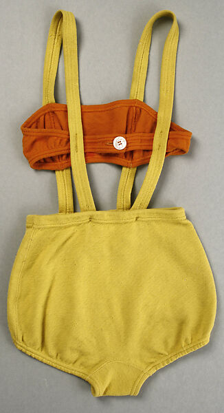 Bathing suit, Rudi Gernreich (American (born Austria), Vienna 1922–1985 Los Angeles, California), cotton, American