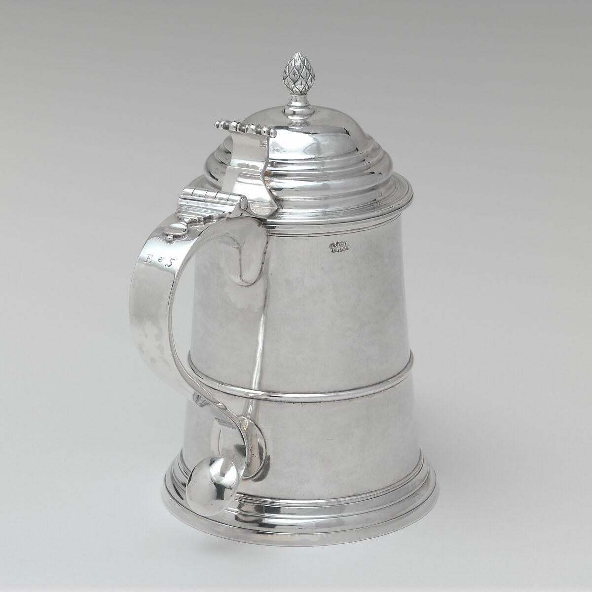 Tankard, Benjamin Burt (American, Boston, Massachusetts 1729–1805 Boston, Massachusetts), Silver, American 