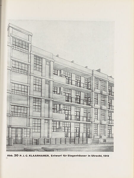 Holländische Architektur, Jacobus Johannes Pieter Oud (Dutch, Purmerend 1890–1963 Wassenaar)