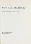 Die gegenstandslose Welt, Kazimir Malevich (Ukrainian, Kiev 1879–1935 St. Petersburg (Leningrad))