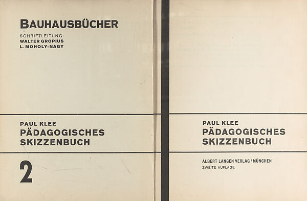 Pädagogisches Skizzenbuch, Paul Klee (German (born Switzerland), Münchenbuchsee 1879–1940 Muralto-Locarno)