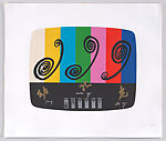 V-Idea, a priori, Nam June Paik (American (born Korea), Seoul 1932–2006 Miami, Florida), Etching and aquatint