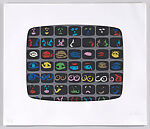 V-Idea, a priori, Nam June Paik (American (born Korea), Seoul 1932–2006 Miami, Florida), Etching and aquatint