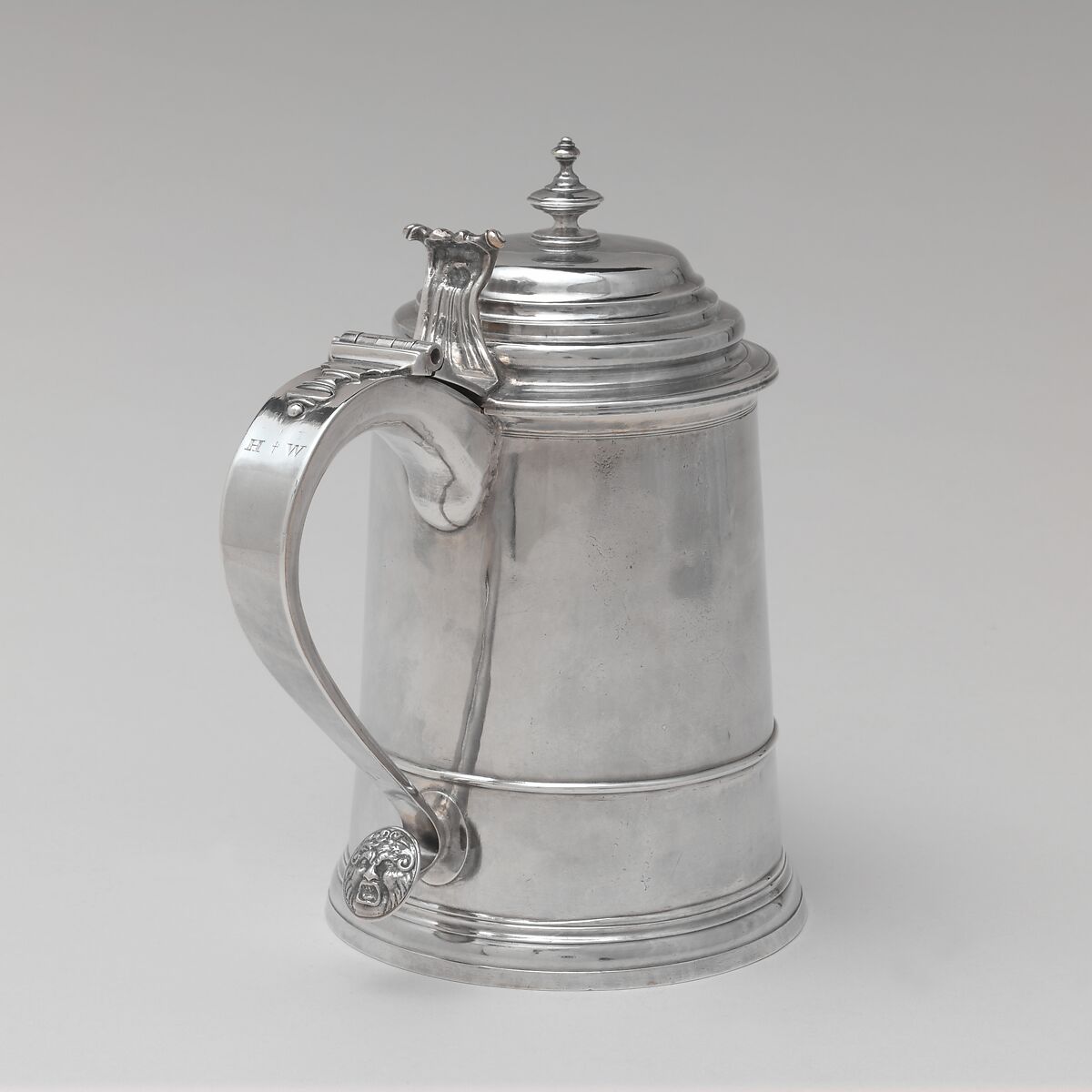 Tankard, John Burt (1692/93–1745/46), Silver, American 