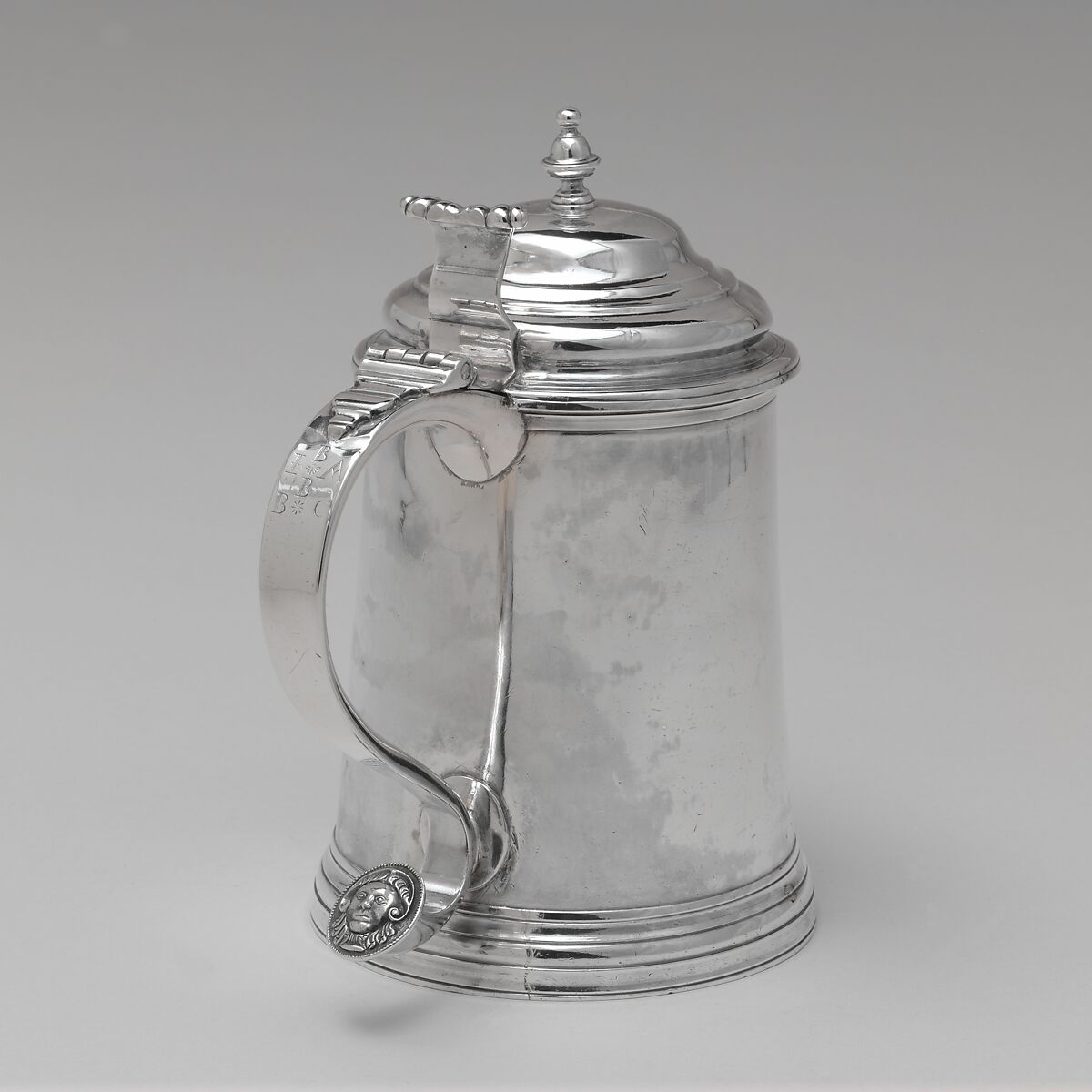 Tankard, Samuel Casey (American, Rhode Island ca. 1723–ca. 1775), Silver, American 