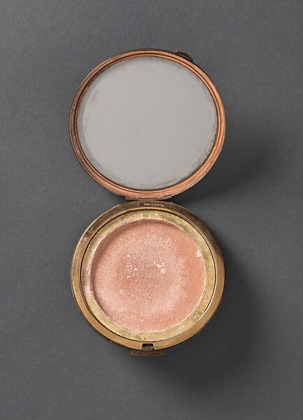 Compact, Schiaparelli (French, founded 1927), metal, enamel, French