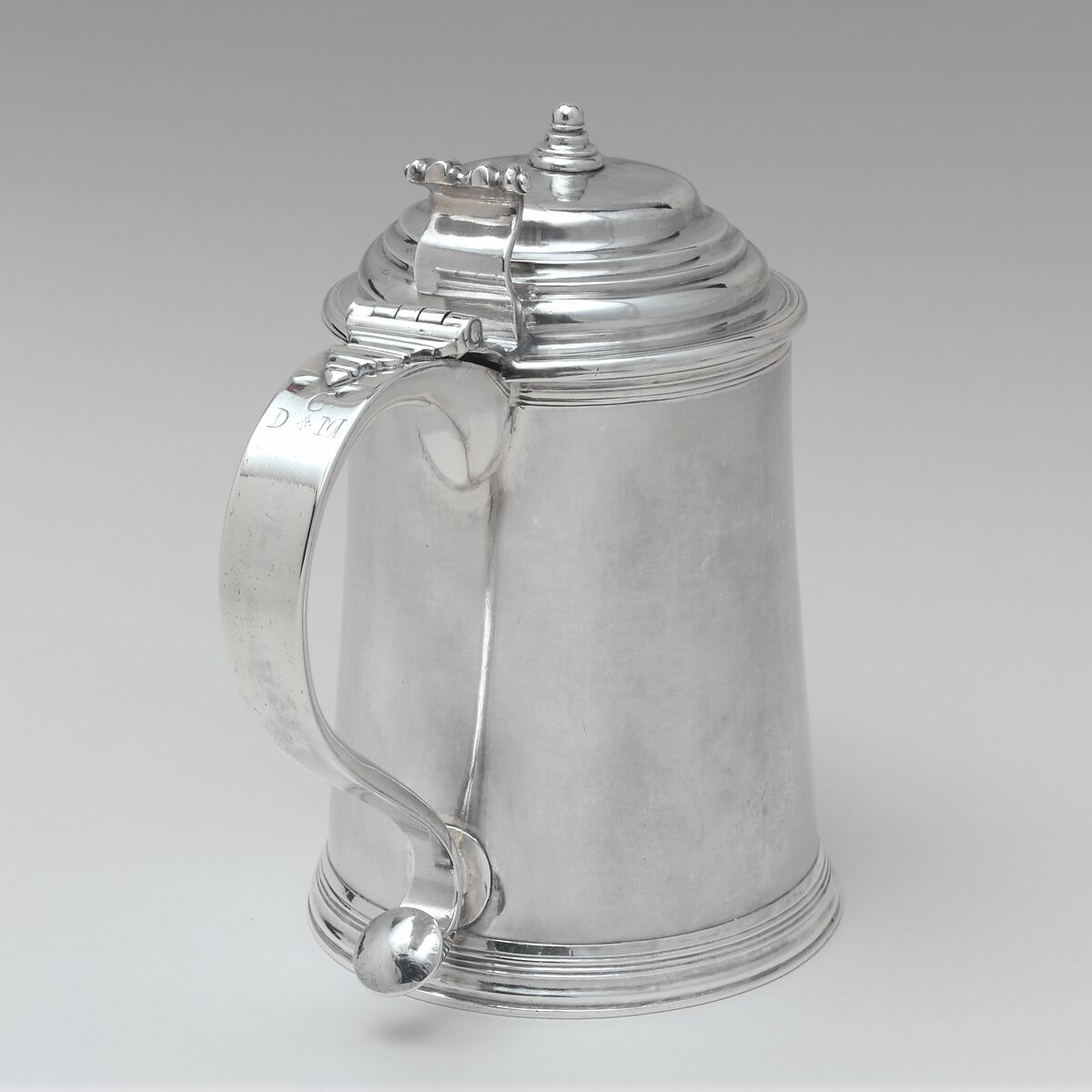 Tankard, Jonathan Clarke (1705–1770), Silver, American 