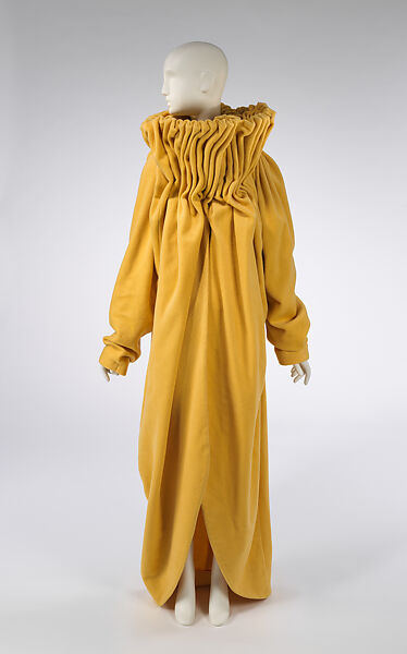 Coat, John Galliano (founded 1984), wool, silk, metal, British 