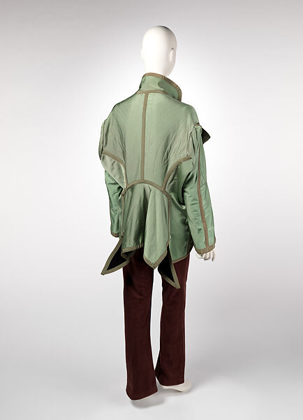 Ensemble, John Galliano (founded 1984), (a) polyester, nylon, elastane, (b) cotton, polyester, British