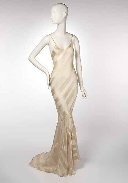 Ensemble, John Galliano (founded 1984), (a) cotton, viscose, rayon, (b) silk, British