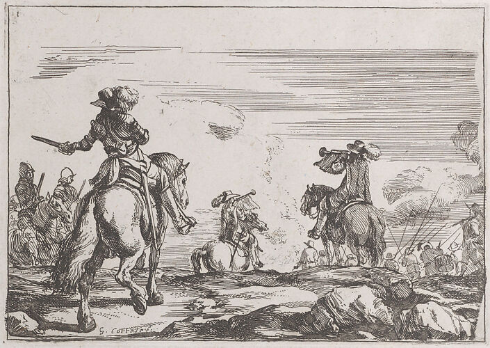 Plate 1: the departure of the armies