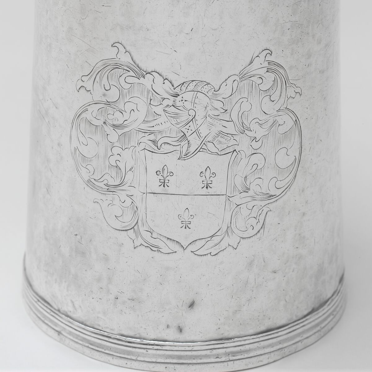 Tankard, William Cowell Sr. (1682/83–1736), Silver, American
