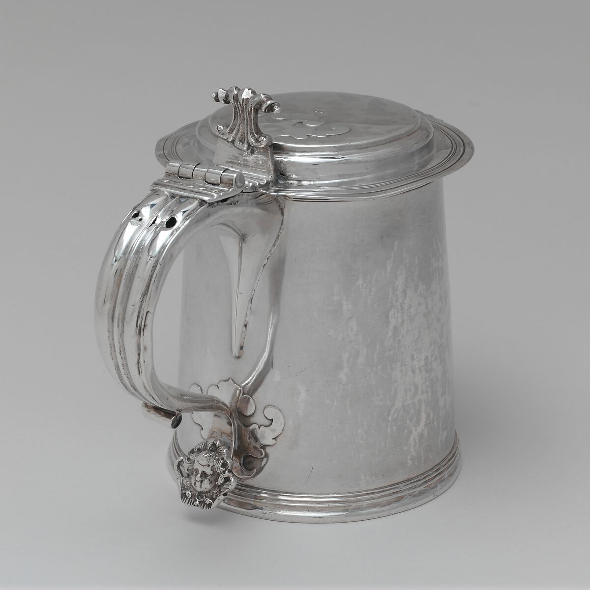 Tankard, Jeremiah Dummer (American, 1645–1718), Silver, American 