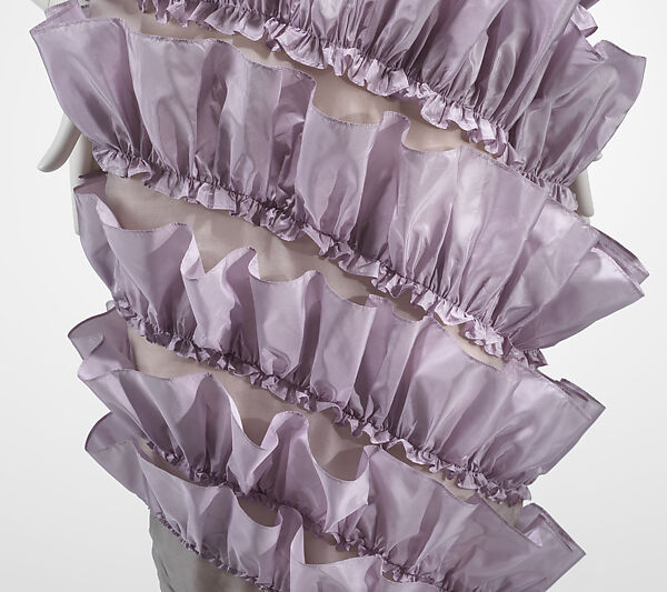 Dress, Viktor &amp; Rolf (Dutch, founded 1993), (a) silk, mesh, organza; (b) metal, Dutch