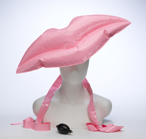 Headpiece, Stephen Jones (British, born 1957), plastic (polyvinyl chloride), British