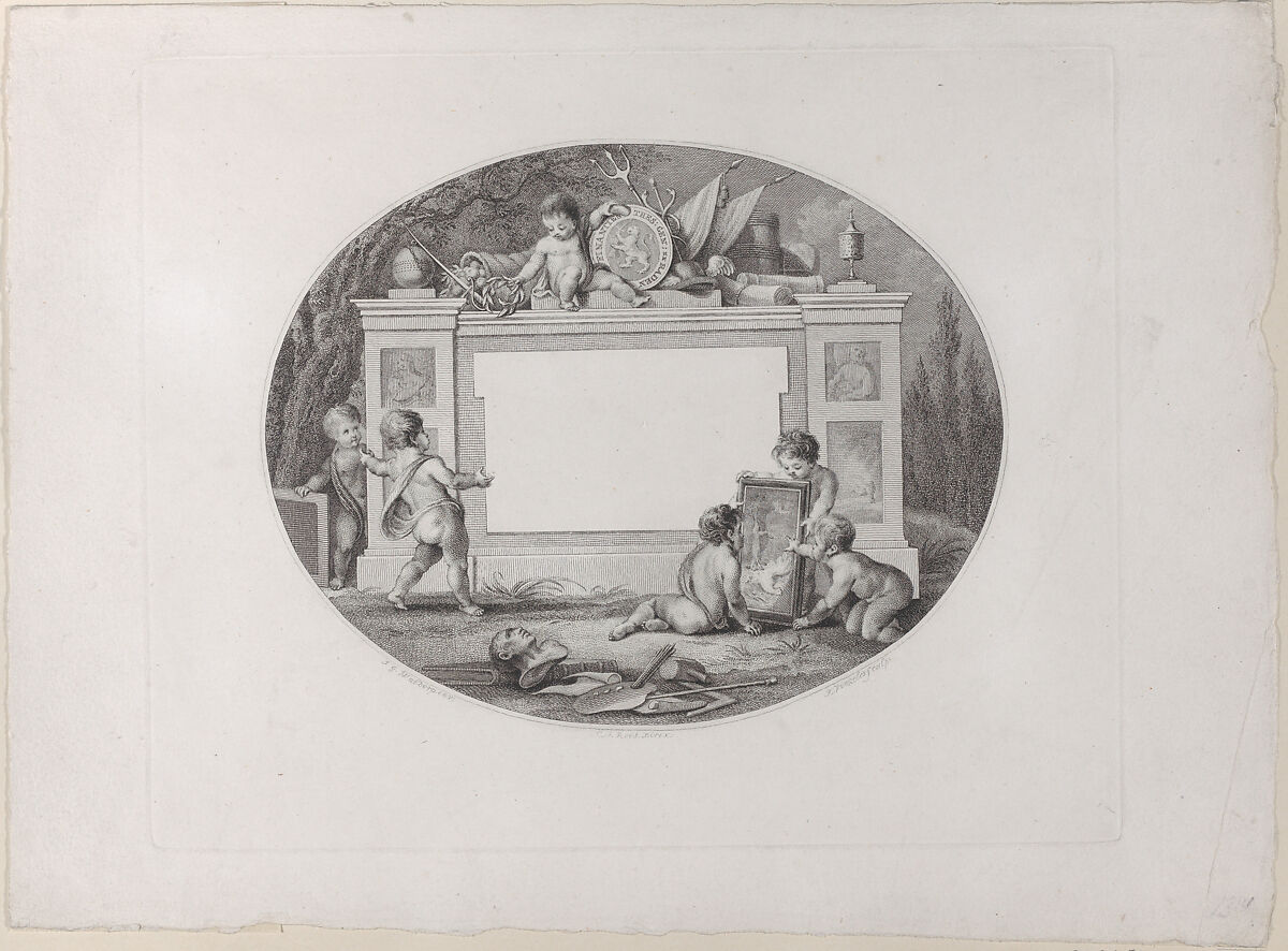 Trade Card, Reinier Vinkeles (Dutch, Amsterdam 1741–1816 Amsterdam), Engraving 