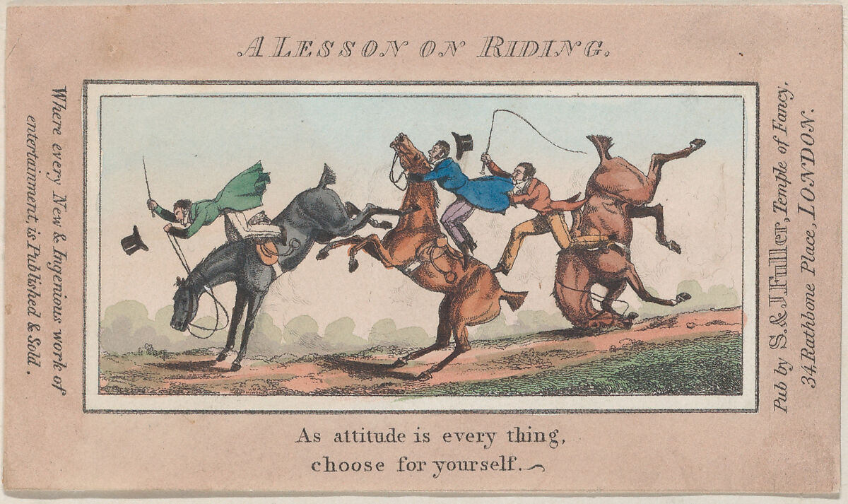 Trade Card for S & J Fuller, Publisher and Printer, Anonymous, British, 19th century, Engraving 